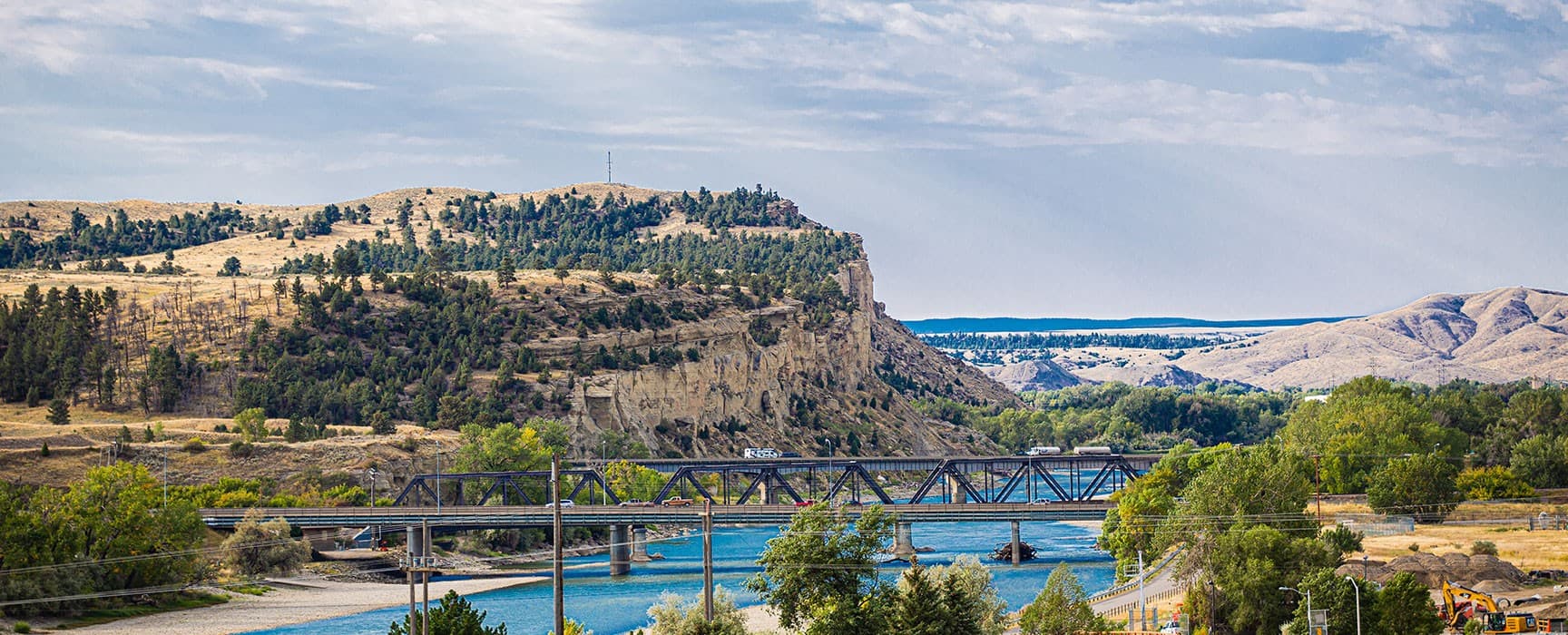 Aerial view of Billings, Montana